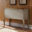 Console ivoire massif et bois manufacturé-394543259
