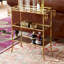 Bamboo Glass End Table