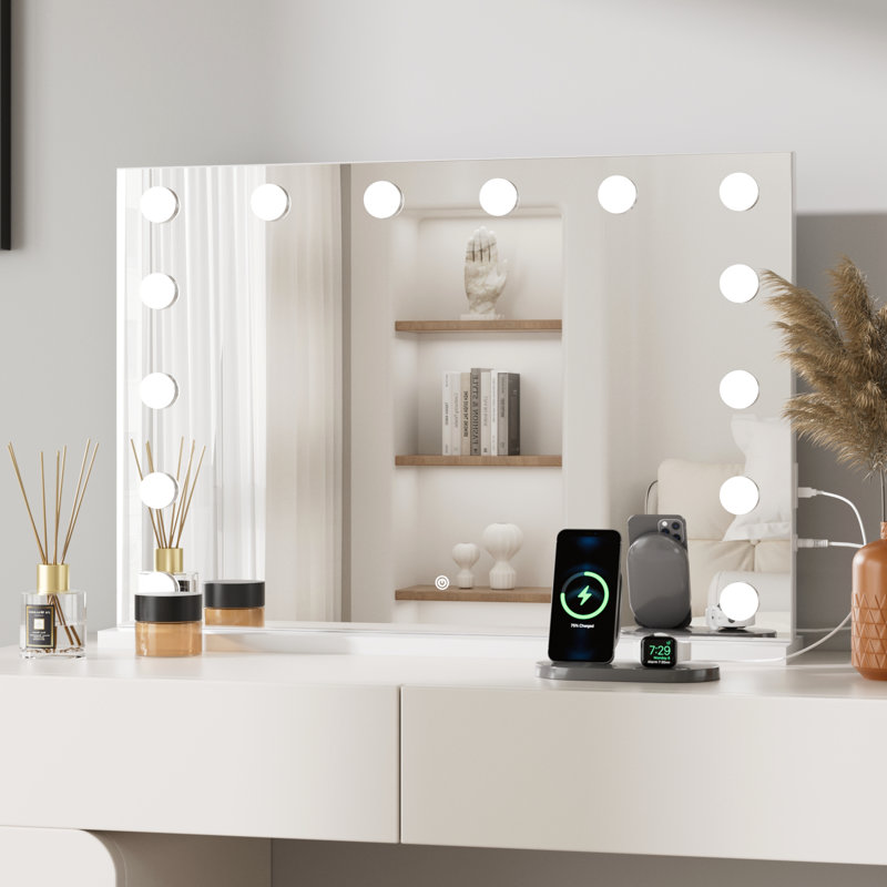 Vanity Mirror with Lights, Lighted Makeup Mirror, Large Vanity Mirror with Lights, 36" x 48"