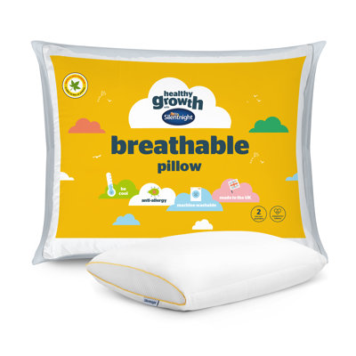 Silentnight Healthy Growth Anti Allergy Pillow Breathable and Hypoallergenic