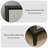 Black + Gray Aluminum Shoe Storage