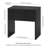 Kenslow 24" Wide Rectangular Fluted Nightstand in Black Grain-105539075