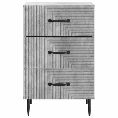 43cm W Manufactured Wood Bedside Table