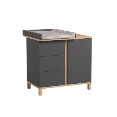 Cornett 90cm W 3 - Drawer Chest of Drawers