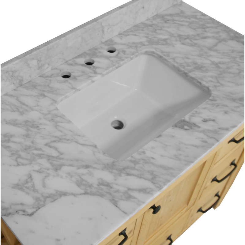 Ensemble de meuble-lavabo simple 42 po Galvan, Bois flottant