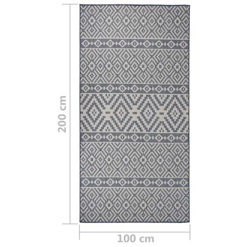 Battles Striped Hand Woven Indoor / Outdoor Area Rug, Rectangle 100 x 200cm
