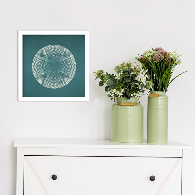 Circles by Incado, 13" H x 13" W x 1" D, White