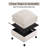 Drago 29'' W Square Upholstered Modern Ottoman-1961306186