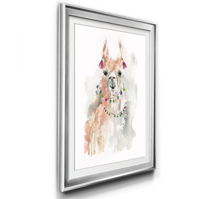 " Llama Drama I " Painting Print