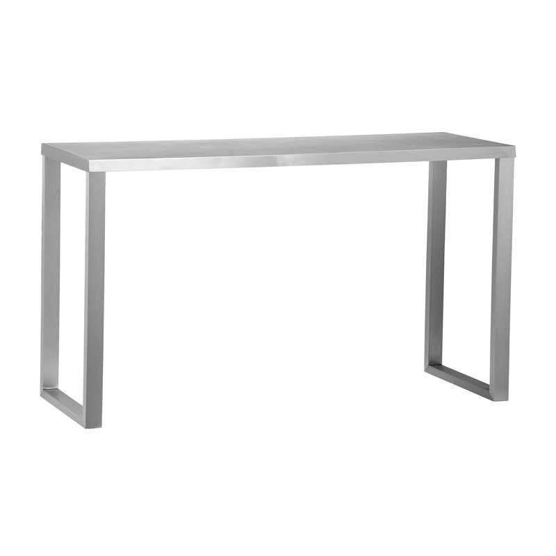 Emmerich 53'' Chrome Metal Console Table