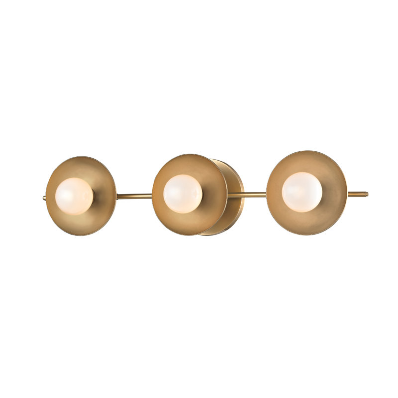 Julien 3 - Light Vanity Light, Aged Brass