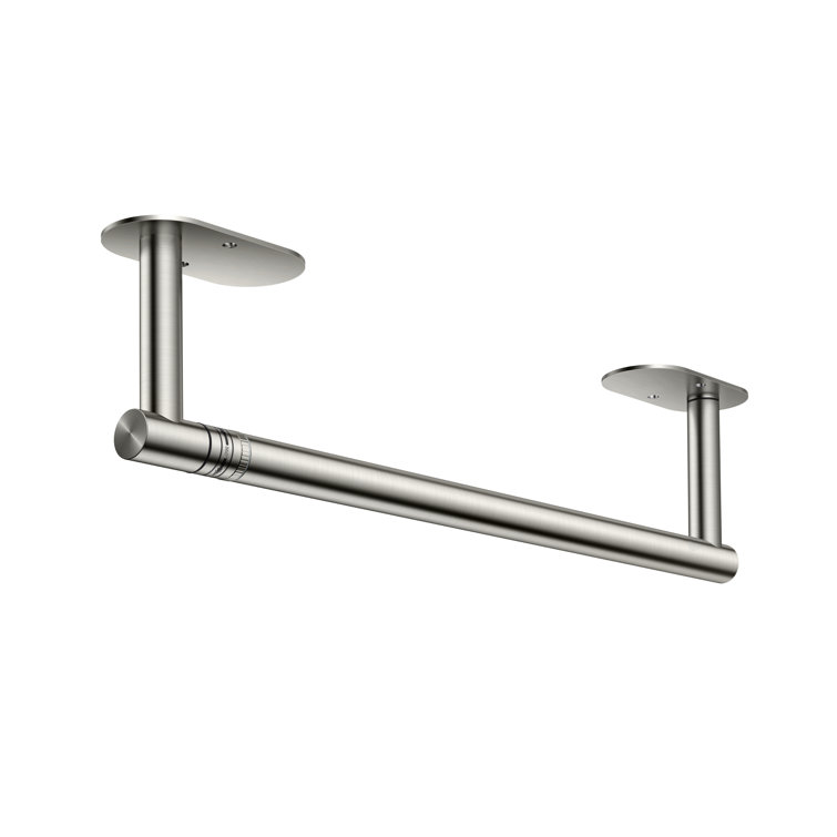 Home Basics Satin Nickel Over The Cabinet Paper Towel Holder, KITCHEN  ORGANIZATION