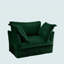 Fauteuil à housse avec 1 grand coussin de dossier et 2 grands coussins décoratifs, 1 siège profond et 1 canapé confortable-114275710