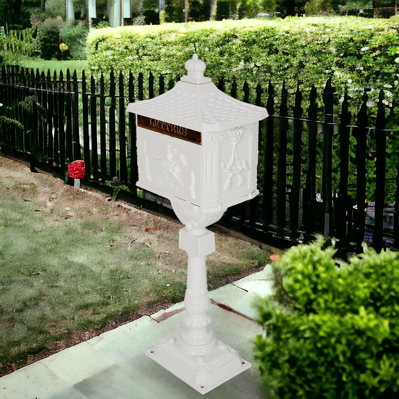 Boîte à colonnes en aluminium Maibox, Blanc
