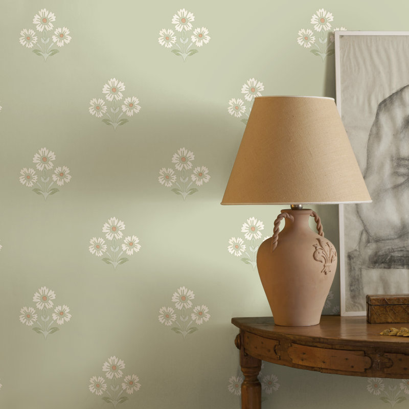 Daisy Motif, Green