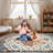 Ultra-Thin Washable Runner Rug 2x6 Non-Slip Non-Shedding Vintage Hallway Runner Stain-Resistant Indoor Entryway Brown/Red-177476889