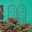 Paquet de 4 treillis de jardin en métal antirouille pour plantes grimpantes