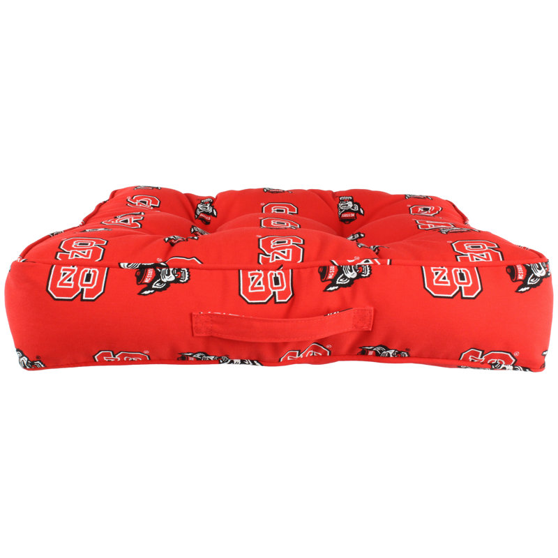 NCAA Cotton Reversible Throw Pillow, North Carolina State