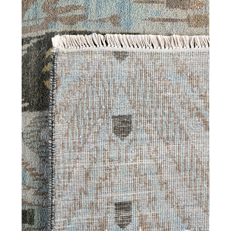Overdyed One-of-a-Kind 8' 10" X 12' 8" Hand Knotted Area Rug