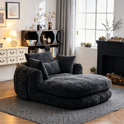 Upholstered Chaise Lounge