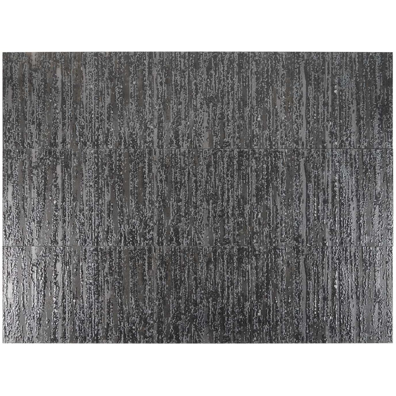 Twilight 12X48 Metal Look Porcelain Tile, Deco Dark