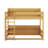 Queen Over Queen Bunk Bed With Storage Shelves And USB Ports-1168751995