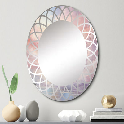 Sebou - Miroir mural paysager ovale