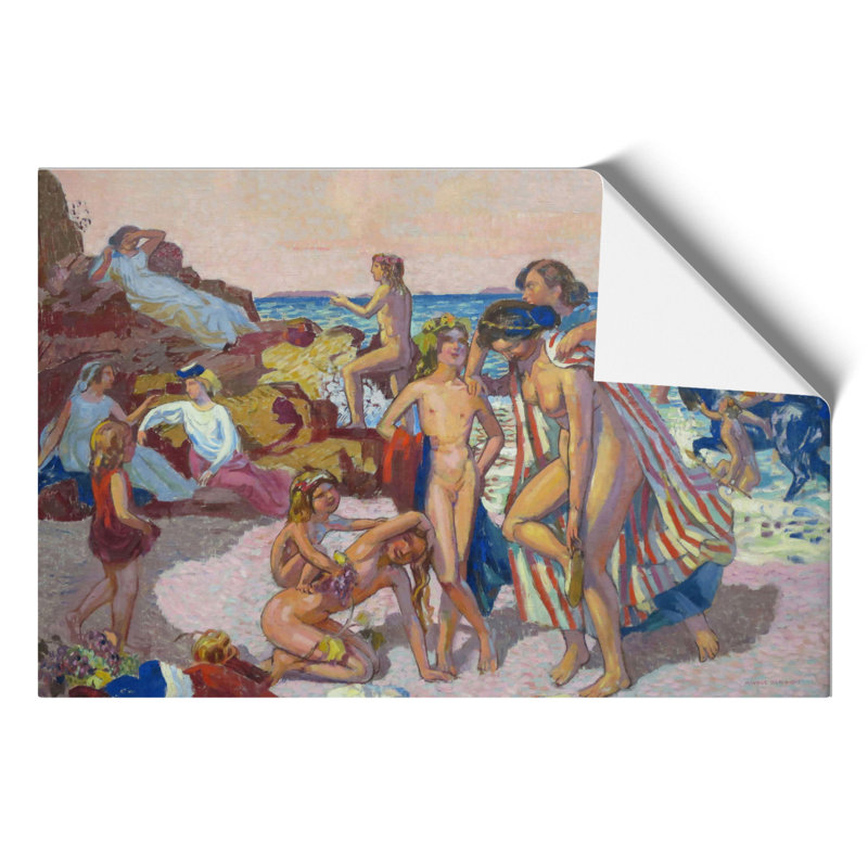 Bacchus And Ariadne by Maurice Denis - No Frame Painting, 21cm H x 30cm W x 0.1cm D