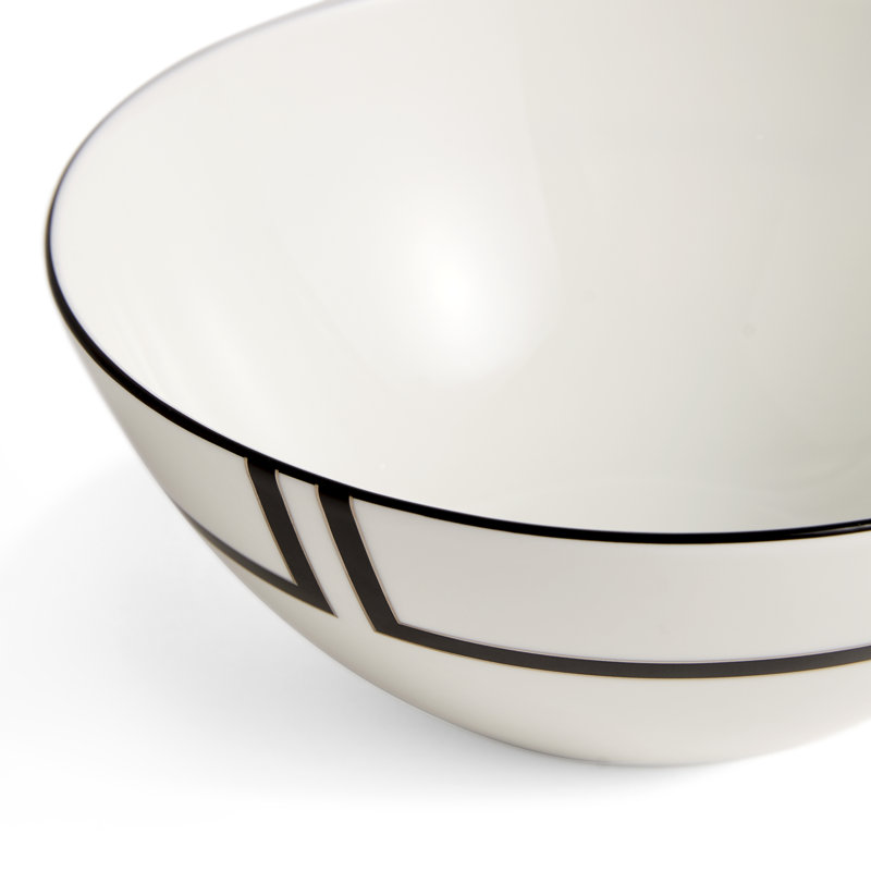 Vera Wang Luxe Graphite 6.2in Cereal Bowl
