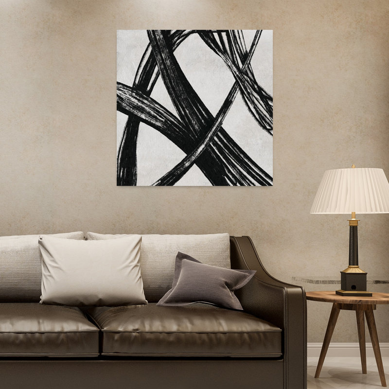 Art contemporain contemporain abstrait, H 32 po x l 32 po