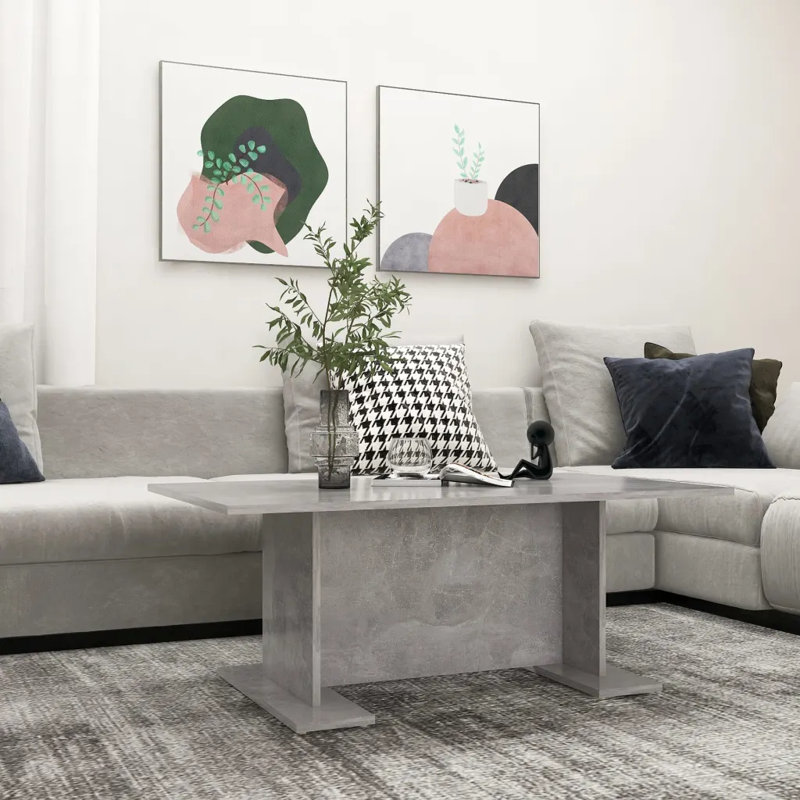 Godehardt Sled Coffee Table, Concrete Grey