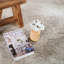 Tapis beige / brun lavable à la machine-169473856