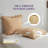 100% Linen Euro Sham Covers With Ruffle, 2Pcs Pillow Covers 26X26 Inches-115133247