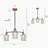 Aavah Wagon Wheel Shaded Chandelier-1324992066