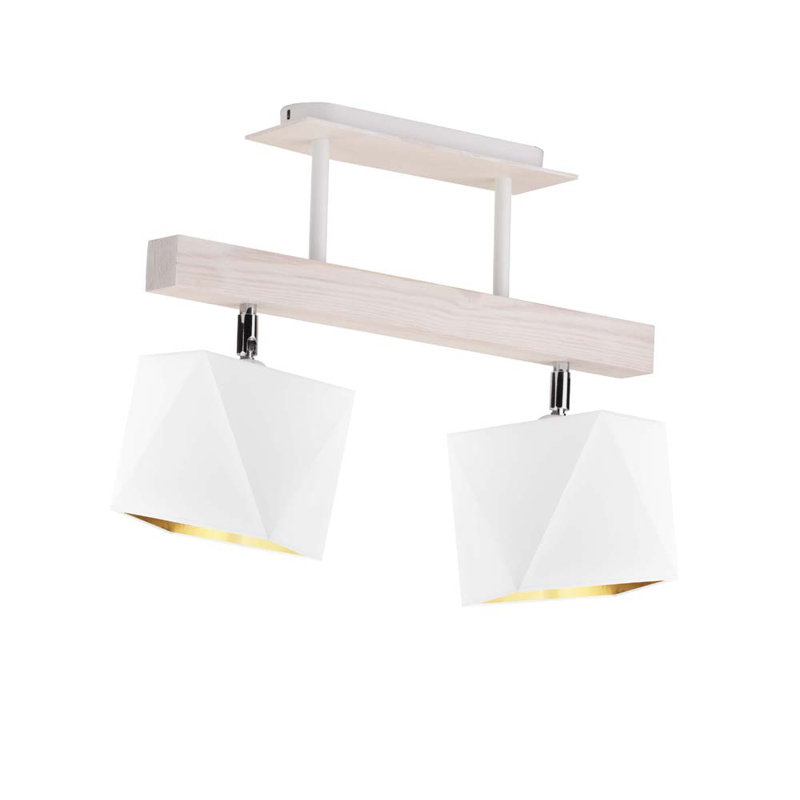 Fianna 2 - Light Kitchen Island Pendant, White, Beige
