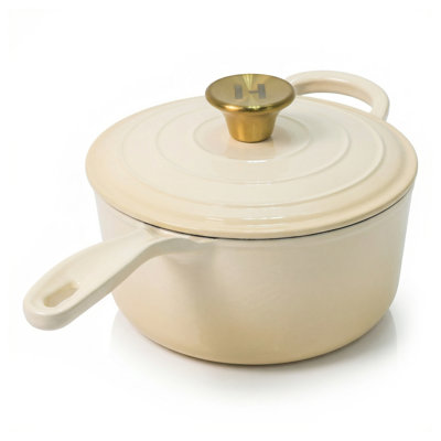 1.9 qt. Enameled Cast Iron Saucepan