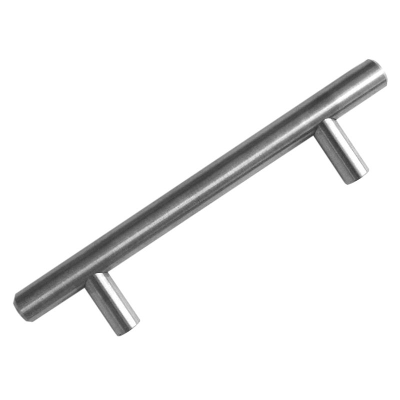 Solid Cabinet Bar/Handle Pull, 3 3/4", Brushed Nickel