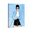 «Fashion and Glam Coattail Glam Blue», reproduction d'art sur toile-524183382