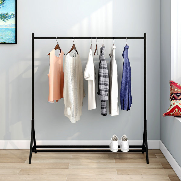 George Oliver Versatile Freestanding Garment Rack For Bedroom, Saving ...