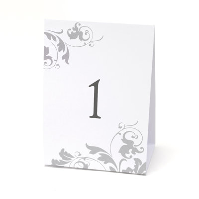 Tente de numéro de table