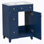 Armoire de salle de bain avec lavabo en céramique Athroom, 2 tiroirs, 1 porte-729874879