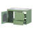 18'' Wall Mounted Single Bathroom Vanity Base Only