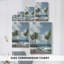Coastal Palm Tree I - Toile tendue avec châssis de qualité supérieure - Prêt à être accroché-108969750