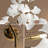 4-Light Modern Gold Ginkgo Biloba Wall Sconce
