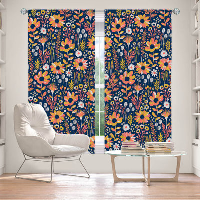 Delaughter Room Darkening Curtain Pair