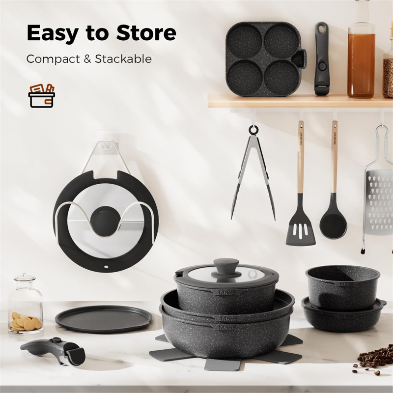 20 - Piece Non-Stick Aluminum Cookware Set