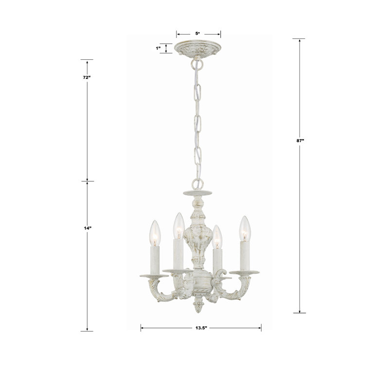 Abagail 4 - Light Classic / Traditional Chandelier
