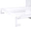Grand lit escamotable avec tablette, blanc