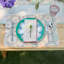 Floral Burst Table Placemat 14x20 Inch-700805775