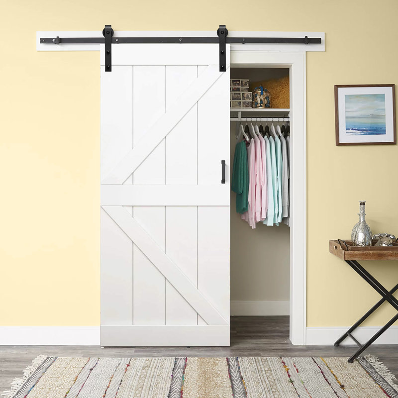 Rail lourd pour porte de grange, 79,2 po